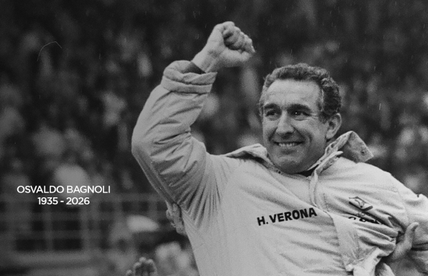 L’ADDIO DEL VERONA <br> A OSVALDO BAGNOLI