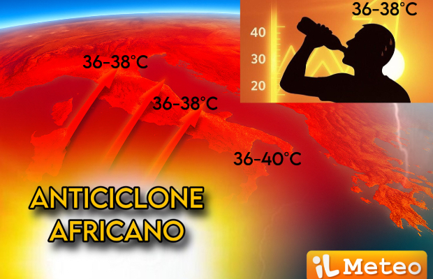 TORNA IL CALDO: ARRIVA LâANTICICLONE AFRICANO 