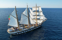 Nave Palinuro in Slovenia, sosta nel porto di Capodistria 