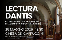 Lectura Dantis alla Chiesa dei Cappuccini a Budapest