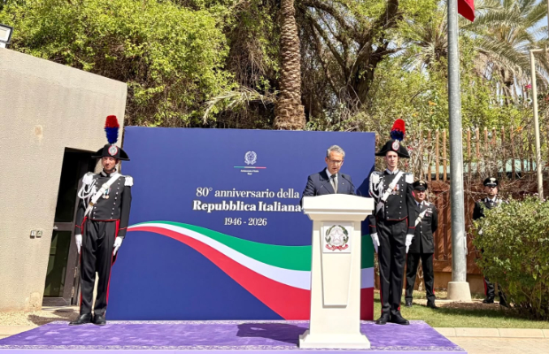 2 giugno, Ambasciatore italiano a Riad: Il tricolore ispira la nostra azione