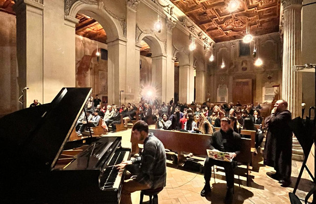 La Basilica diventa un Cenacolo artistico