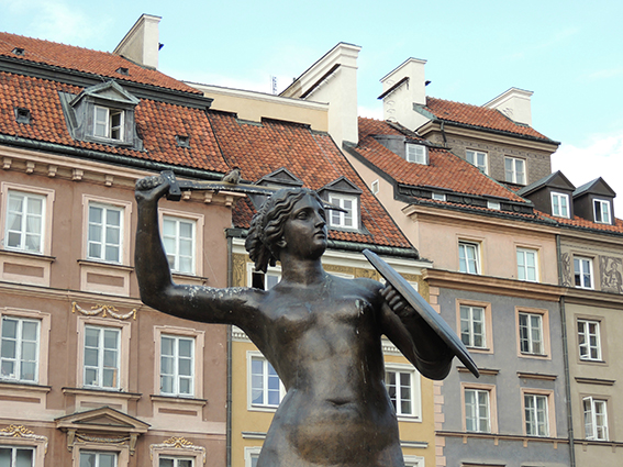 965 - Piazza del Mercato a Varsavia - Polonia