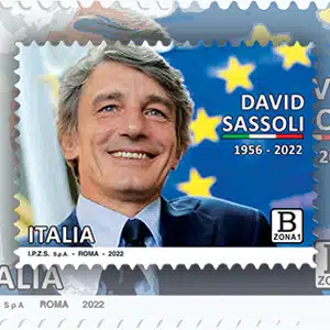 EU / A stamp to remember David Sassoli