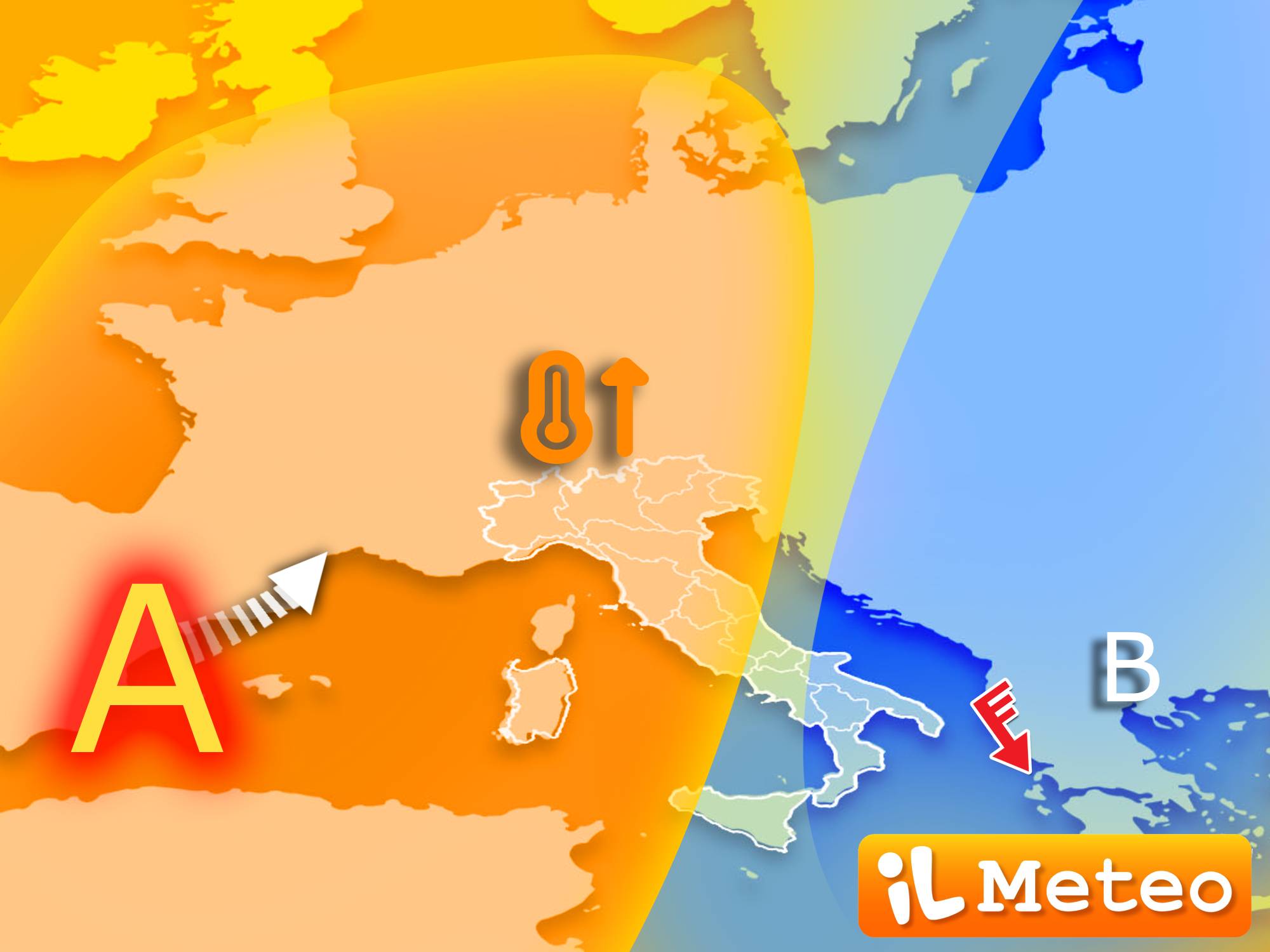 ECCO L’ANTICICLONE <br> BEL TEMPO IN ARRIVO