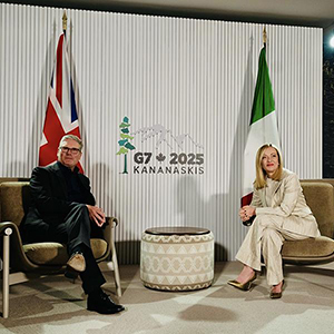 Meloni meets Merz and Starmer ahead of G7