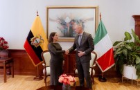  Ecuador,  Amb. Davoli incontra il presidente del Parlamento  