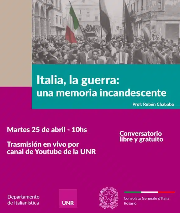 25 Aprile, prof argentino: sensibilizzare italiani 