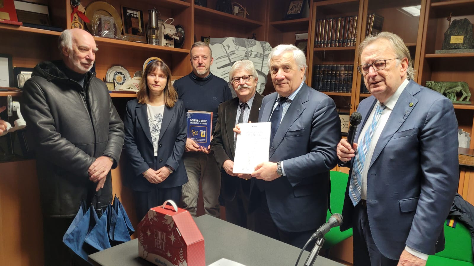 Tajani visita lâAssociazione Bellunesi nel Mondo 