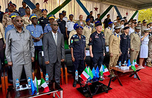 Italian Carabinieri Chief leads training and ceremonial visit in Djibouti