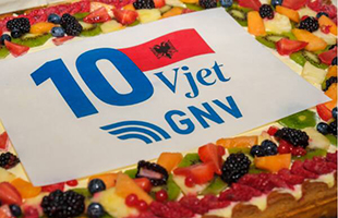 Gnv celebra 10 anni di attivitÃ  in Albania
