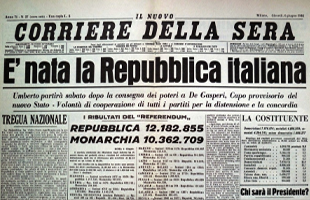 Nasce la Repubblica italiana