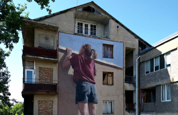 Ambasciata Georgia: lâartista italiano Edoardo Ettorre al Tbilisi Mural Fest