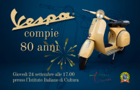 L'Istituto italiano di cultura celebra gli 80 anni della Vespa