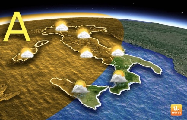 METEO, TORNA <br>L'ANTICICLONE <br>DELLE AZZORRE