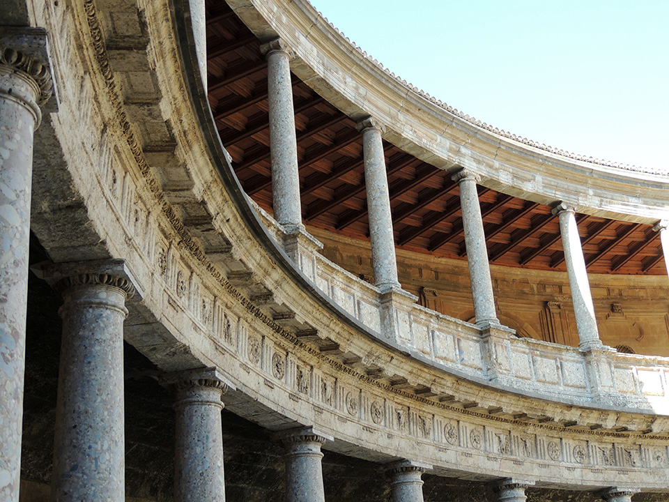 951 - Palazzo di Carlo V all'interno de La Alhambra di Granada - Spagna