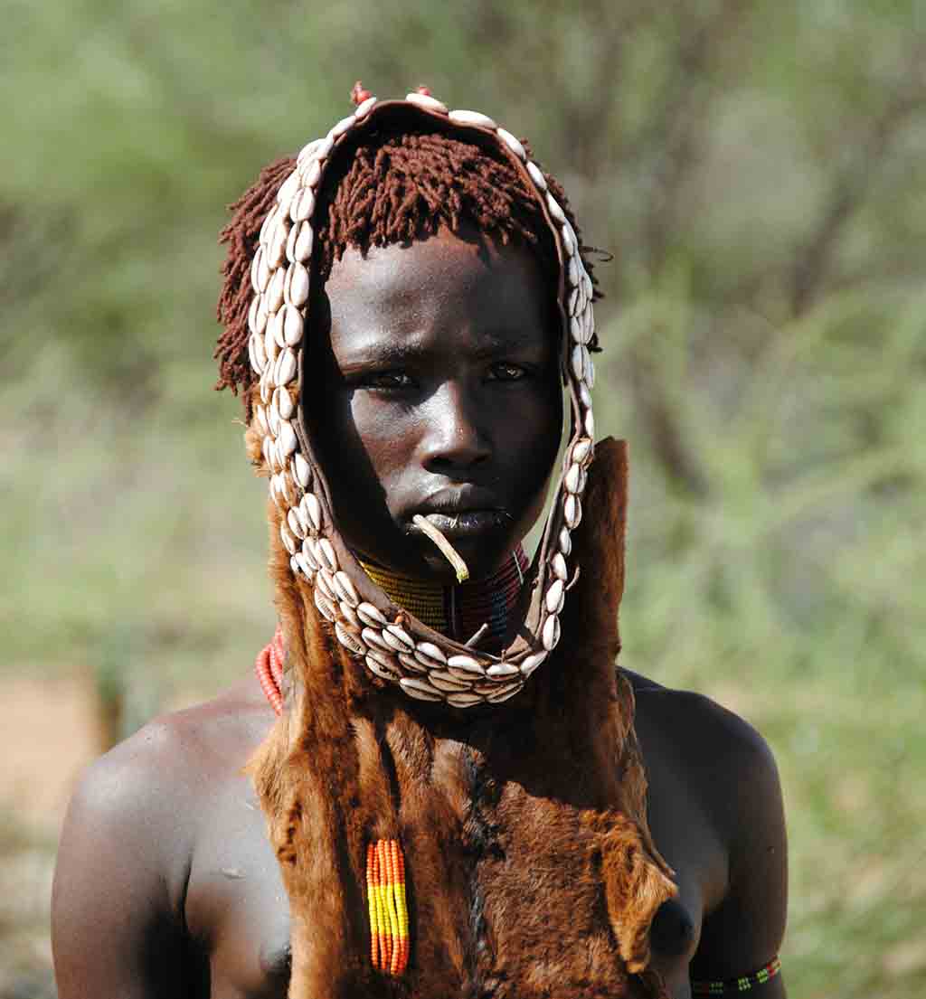 184 - Donna etnia Hamer - Etiopia