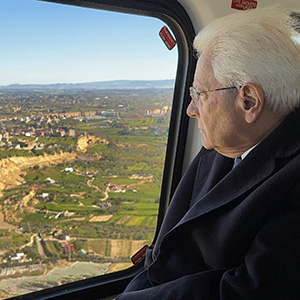Mattarellaâs surprise visit to Niscemi after devastating landslide