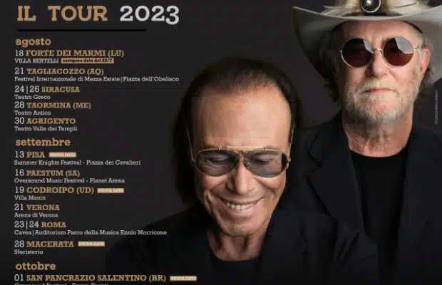 Venditti e De Gregori, 4 nuovi appuntamenti
