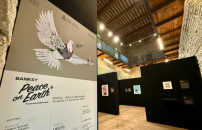 Banksy ad Assisi, esposizione-messaggio nella citta' della pace