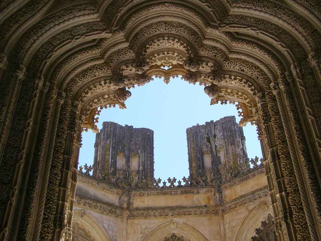 880 - Interno del monastero gotico di Batalha