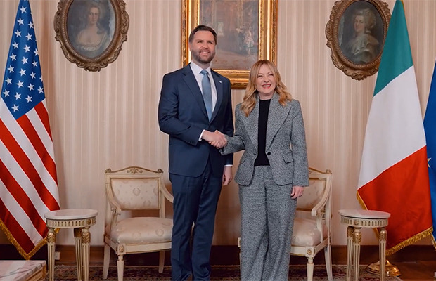 MELONI INCONTRA VANCE: <BR> VALORI COMUNI CON USA 