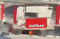 SISMA ALLE FILIPPINE <br> CROLLA UN FAST-FOOD