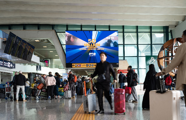 FIUMICINO, 2025 RECORD <br> CON 50 MLN PASSEGGERI   