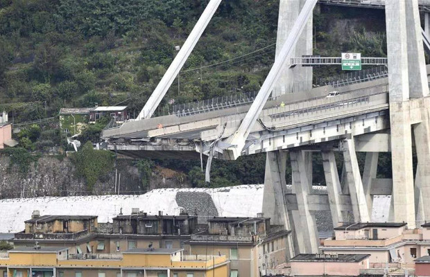 PONTE MORANDI, GENOVA <BR> RICORDA LE 43 VITTIME 