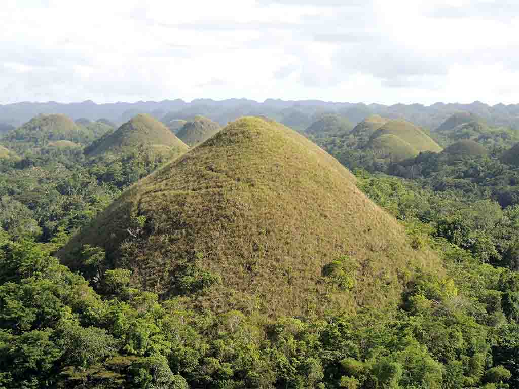 818 - Filippine - Montagne di cioccolato sull'isola di Bohol