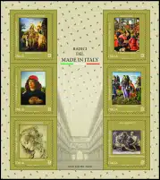 Arte e cultura, ecco i francobolli Radici del Made in Italy