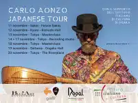 Il mandolinista italiano Carlo Aonzo in Giappone