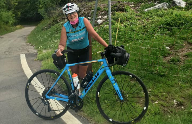 PAZIENTE TUMORE SENO <br> AL RECORD SULLO STELVIO 