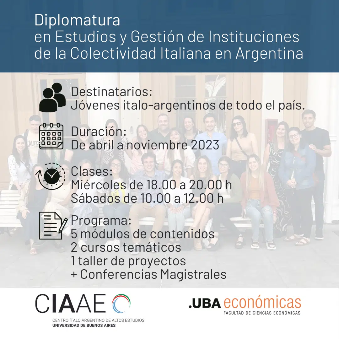 Argentina, Master in Studi e Gestione della Collettivita'
