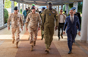 Difesa, il generale Portolano in visita alla Missione bilaterale di supporto in Niger 