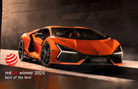 Lamborghini shines at the Red Dot Awards