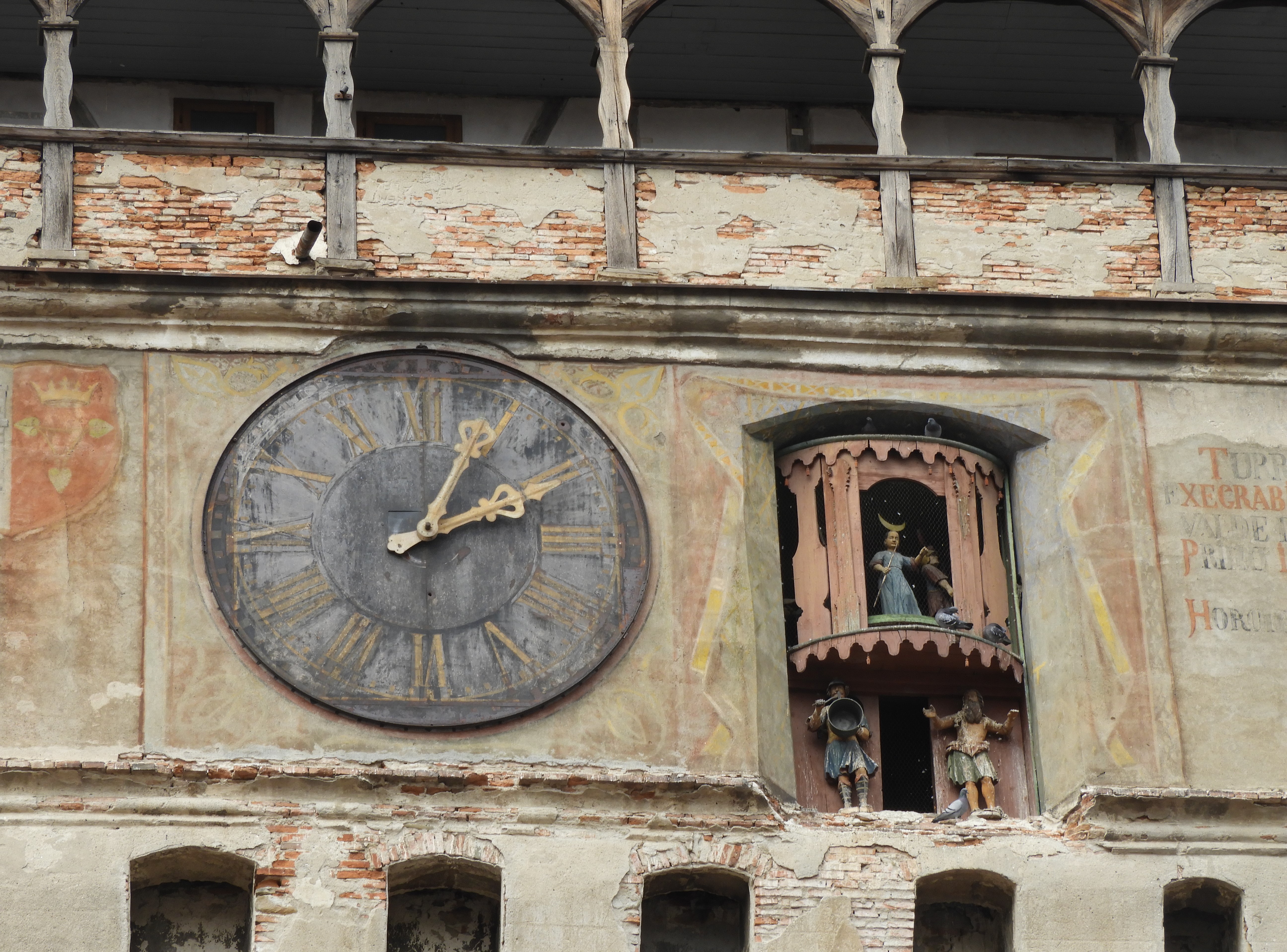 10 - Particolare della Torre dell'Orologio a Sighisoara - Romania 
