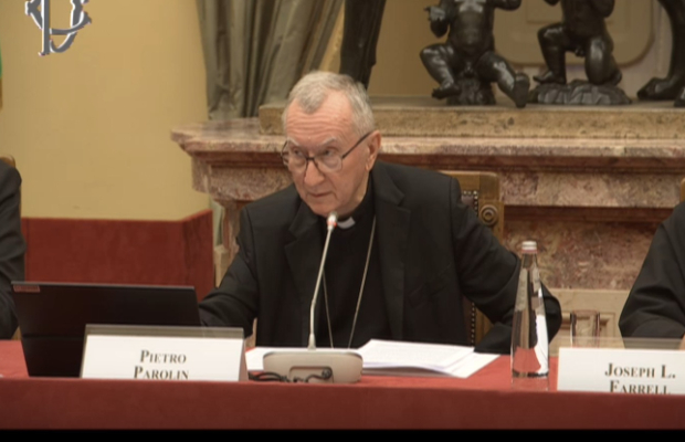 PAROLIN: DIREI A TRUMP<br>E ISRAELE DI FERMARSI