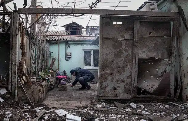UCRAINA, DUE MORTI <BR> PER I DRONI RUSSI