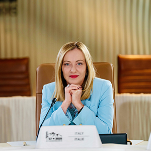 Meloni at G7: Russia provokes with civilian attacks