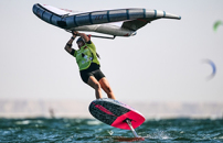 Maddalena Spanu dominates the WingFoil racing World Cup in Dakhla