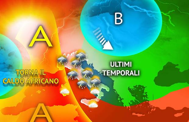 METEO, TORNA <br>IL CALDO AFRICANO