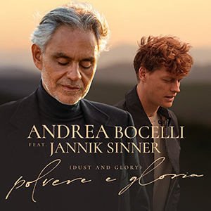 Game, set, music: Sinner joins Bocelli for inspirational new song
