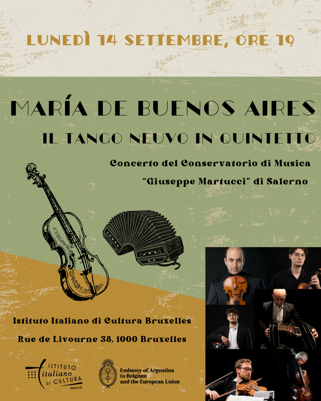 Tango, Italia e Argentina sempre più vicine. Concerto all’Istituto Italiano di Cultura