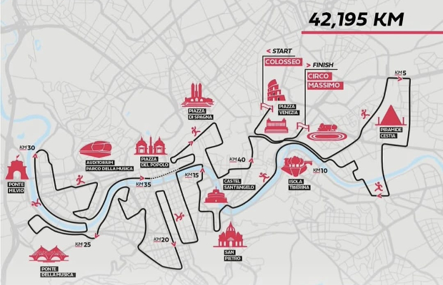 AL VIA MARATONA A ROMA <BR>  âPIUâ GRANDE DI SEMPREâ