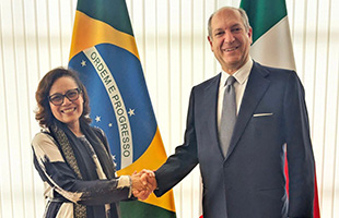 Italia-Brasile, incontro tra il segretario generale Maeci Riccardo Guariglia e lâomologa Maria Laura da Rocha