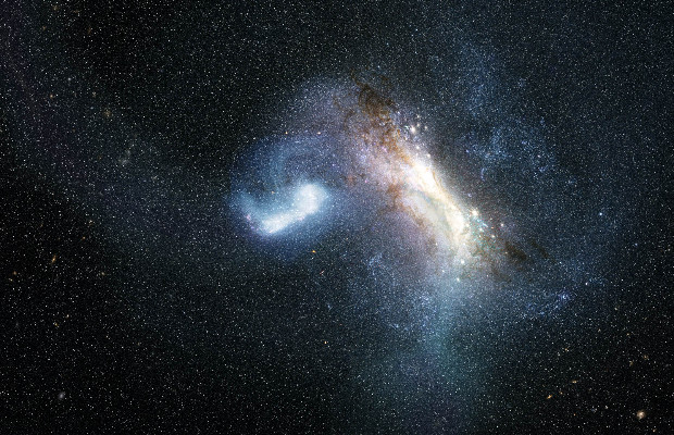 VIA LATTEA: SCOPERTA <br> LA GALASSIA INGHIOTTITA