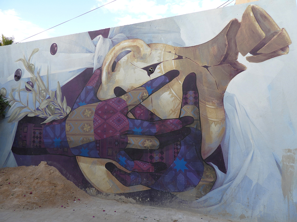 Villaggio della street art di Erriadh a Djerba - Tunisia 
