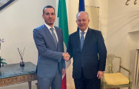 Partenza del Giro dâItalia in Bulgaria, incontro in Ambasciata