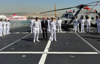 Grecia: lâAmbasciatore Cuculi visita la Nave Giovanni delle Bande Nere
